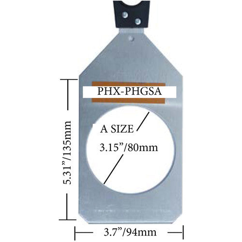 PHX Pattern Holder-Steel Patterns (Gobo Slot) - A Size: 5-50 Fixed - Altman PHX-PHGSA