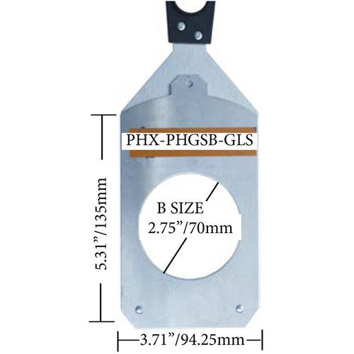 PHX Pattern Holder-82MM OD Glass Patterns (Gobo Slot) - B Size: 5-50 Fixed - Altman PHX-PHGSB-GLS