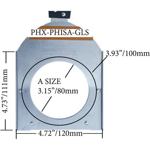 PHX Pattern Holder-100MM OD Glass Patterns (Iris Slot) - A Size - Altman PHX-PHISA-GLS