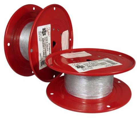3/16 X 250 FT, 7X19 Hot Dip Galvanized Steel Cable 2G9187-00250