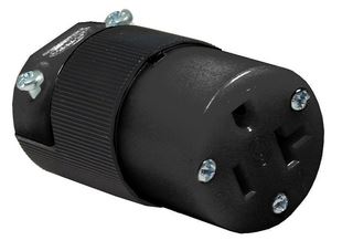 HBL5369EBK HUBBELL L5-20 FEMALE CONNECTOR ALL BLACK