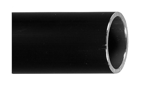 6061-PI-1.25-S40-240B - 1 1/4 x 240, Sch 40 Pipe, Black Anodized, 6061-T6 (1.660/1.380)