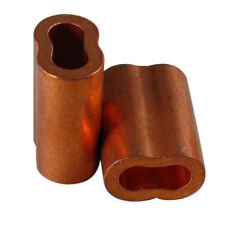 1/8 X 100 Pcs Copper Sleeves CSL125X100