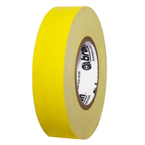 Gaffer Tape  2x55yds  YELLOW Bron Tapes BT-260