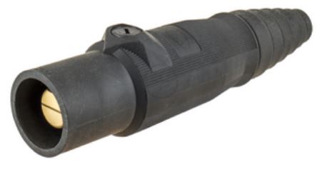 HBL400MBK HUBBELL - Single Pole - 400A - BLACK - Male