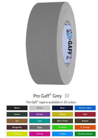 Pro Gaff 2x55yds GREY Cloth Tape 001G255MGRY