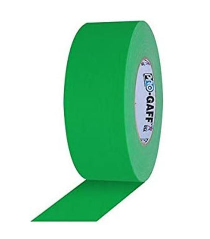 Pro Gaff 2x55yds CHROMA GREEN Cloth Tape 001UPCG255MCHROGRN
