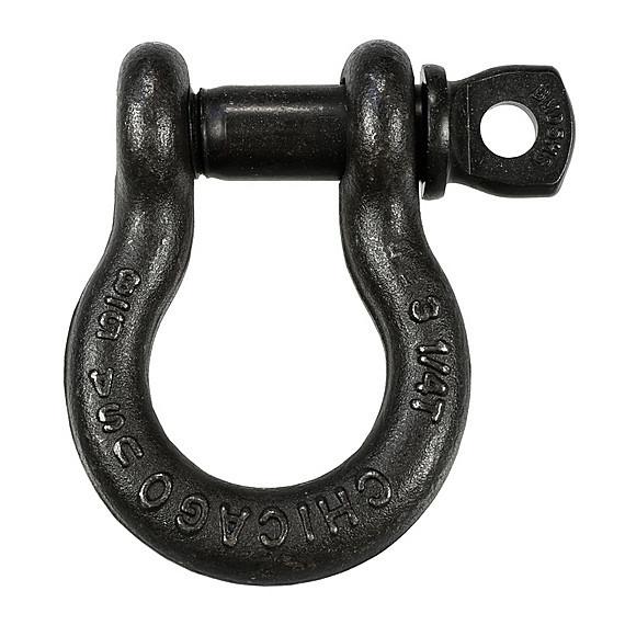 SHACKLE 5/8 - 5/8" Screw Pin Shackle, 3.25 Ton Black