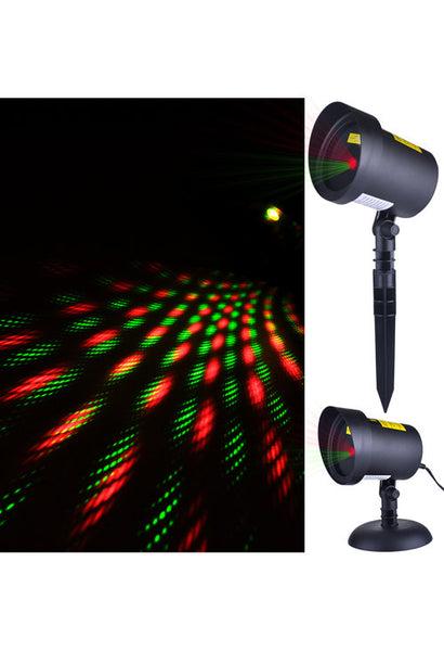 Outdoor Red & Green Laser "Stars" with Motion LAS6041